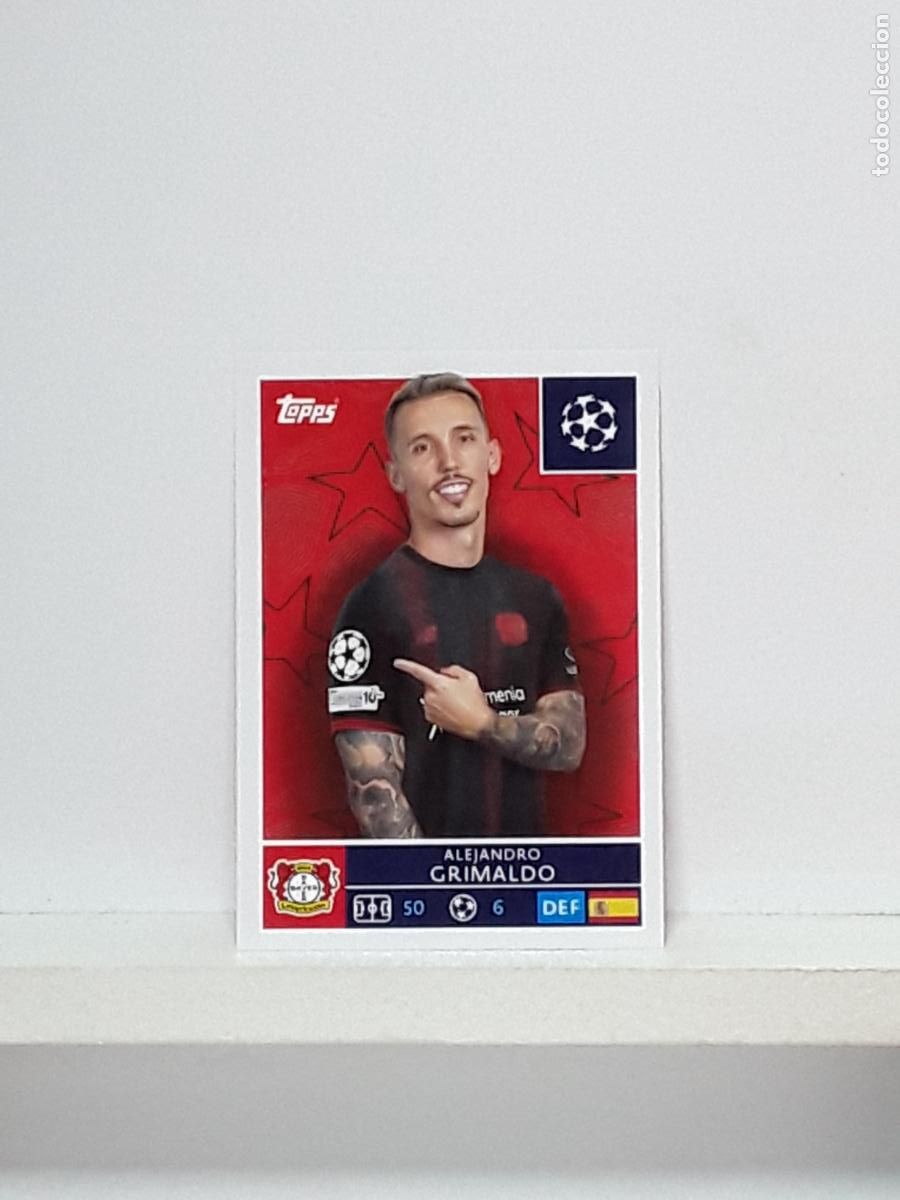 Cromos de f&uacute;tbol: CHAMPIONS STICKER 2025 2026 25 26 ALBUM TOPPS LEAGUE N 129 BAYER LEVERKUSEN ALEJANDRO GRIMALDO