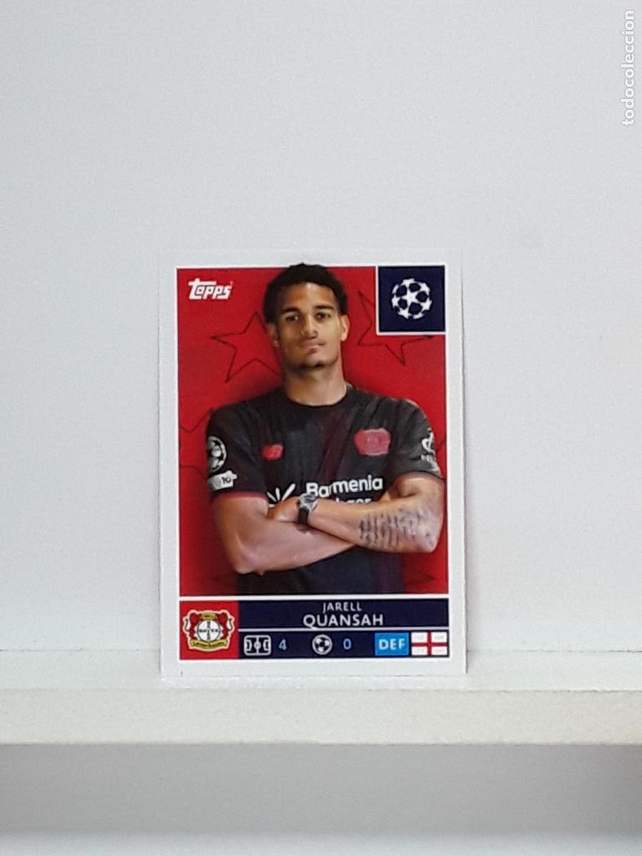 Cromos de f&uacute;tbol: CHAMPIONS STICKER 2025 2026 25 26 ALBUM TOPPS LEAGUE N 131 BAYER LEVERKUSEN JARELL QUANSAH