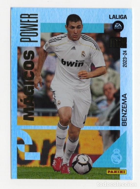 Cromos de Futebol: Benzema P433 Real Madrid M&aacute;gicos Power megacracks 23/24 2023 2024