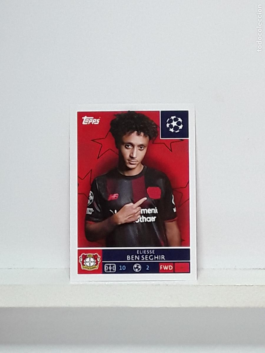 Cromos de f&uacute;tbol: CHAMPIONS STICKER 2025 2026 25 26 ALBUM TOPPS LEAGUE N 138 BAYER LEVERKUSEN ELIESSE BEN SEGHIR