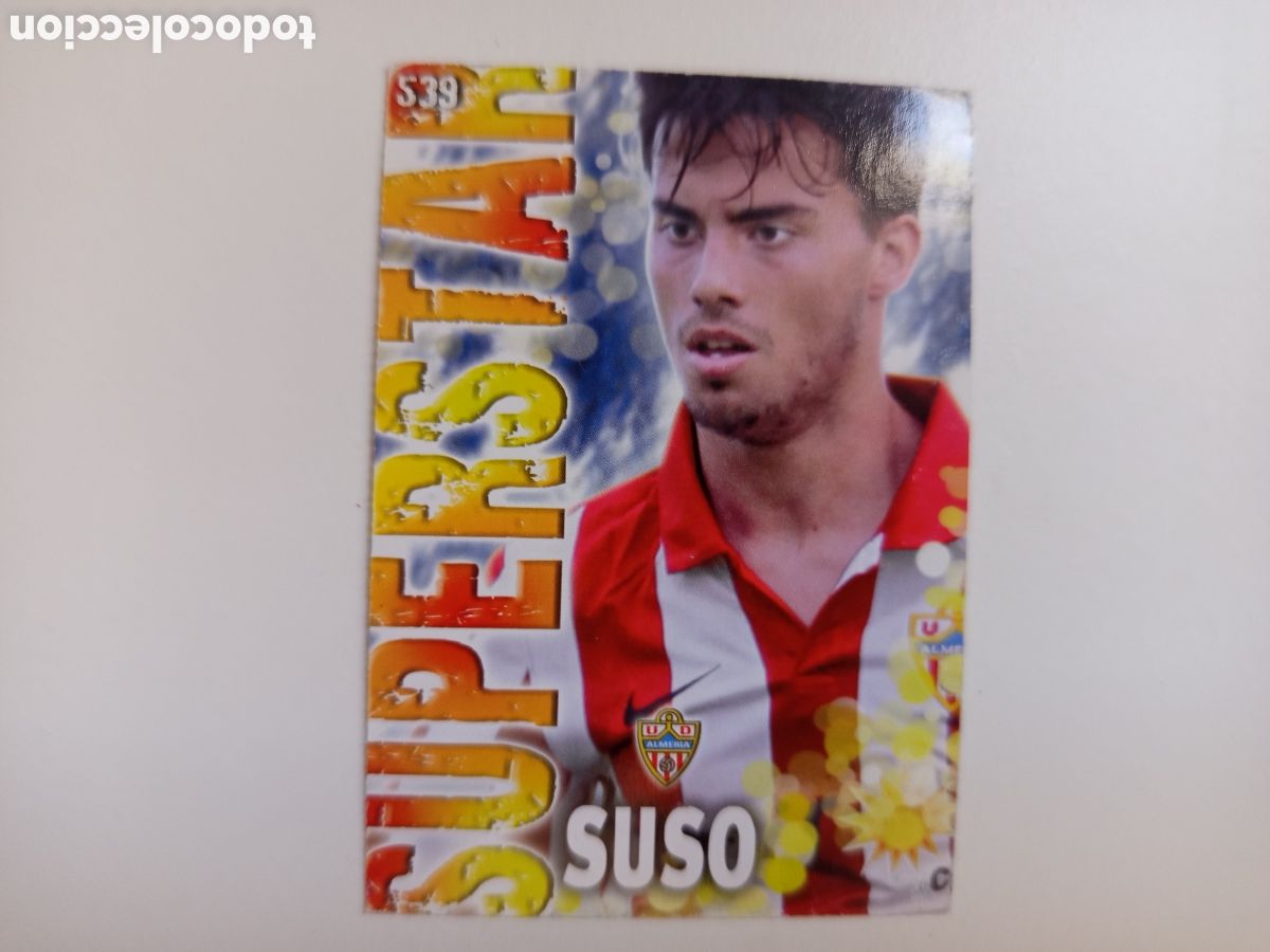 Cromos de Futebol: ❇️ CROMO ⚽ SUSO ALMER&Iacute;A 539 SUPERSTAR FICHAS LIGA QUIZ GAME 2014 13 14 2013 2014 MUNDICROMO ❇️