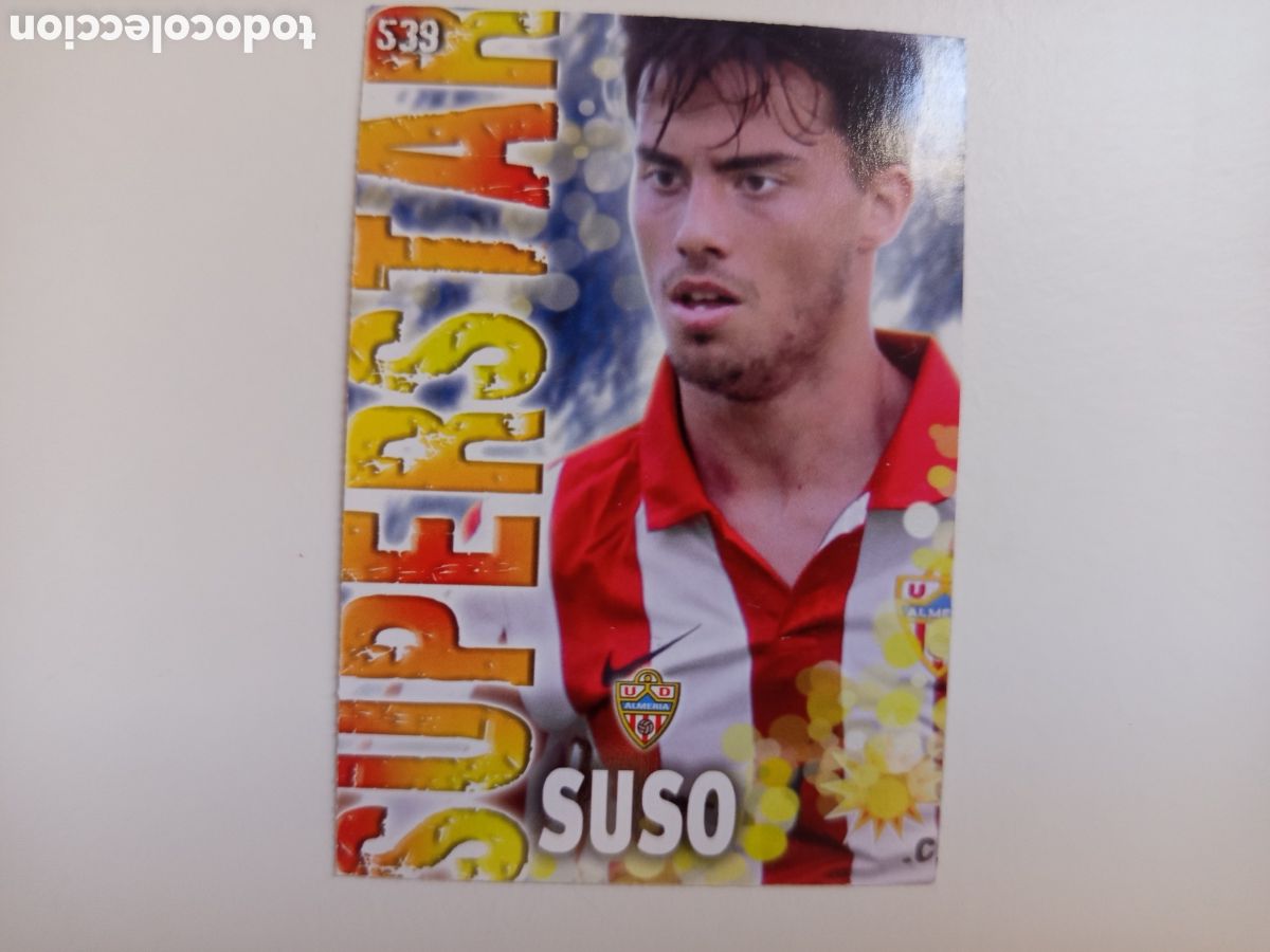 Cromos de Futebol: ❇️ CROMO ⚽ SUSO ALMER&Iacute;A 539 SUPERSTAR FICHAS LIGA QUIZ GAME 2014 13 14 2013 2014 MUNDICROMO ❇️
