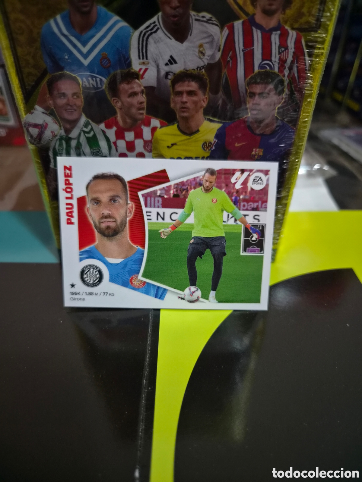 Cromos de f&uacute;tbol: N&deg;4Bis Girona Pau L&oacute;pez Liga Este 24/25