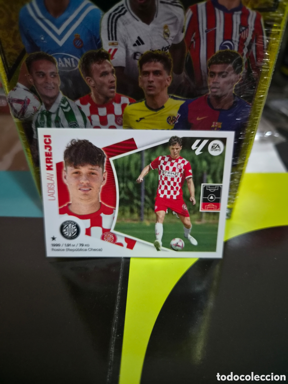Cromos de f&uacute;tbol: N&deg;6Bis Girona Krejci Liga Este 24/25