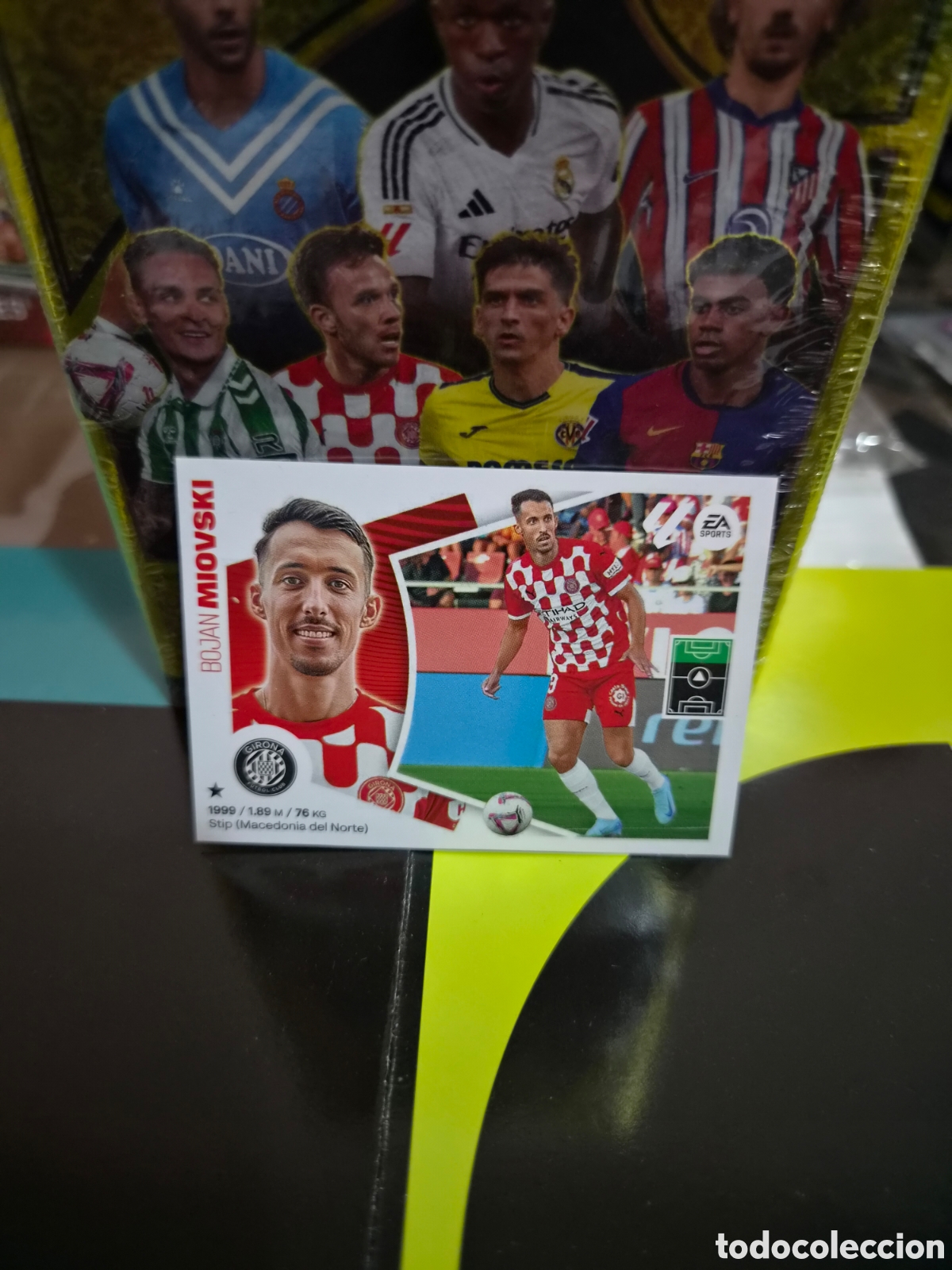 Cromos de f&uacute;tbol: N&deg;19Bis Girona Miovski Liga Este 24/25