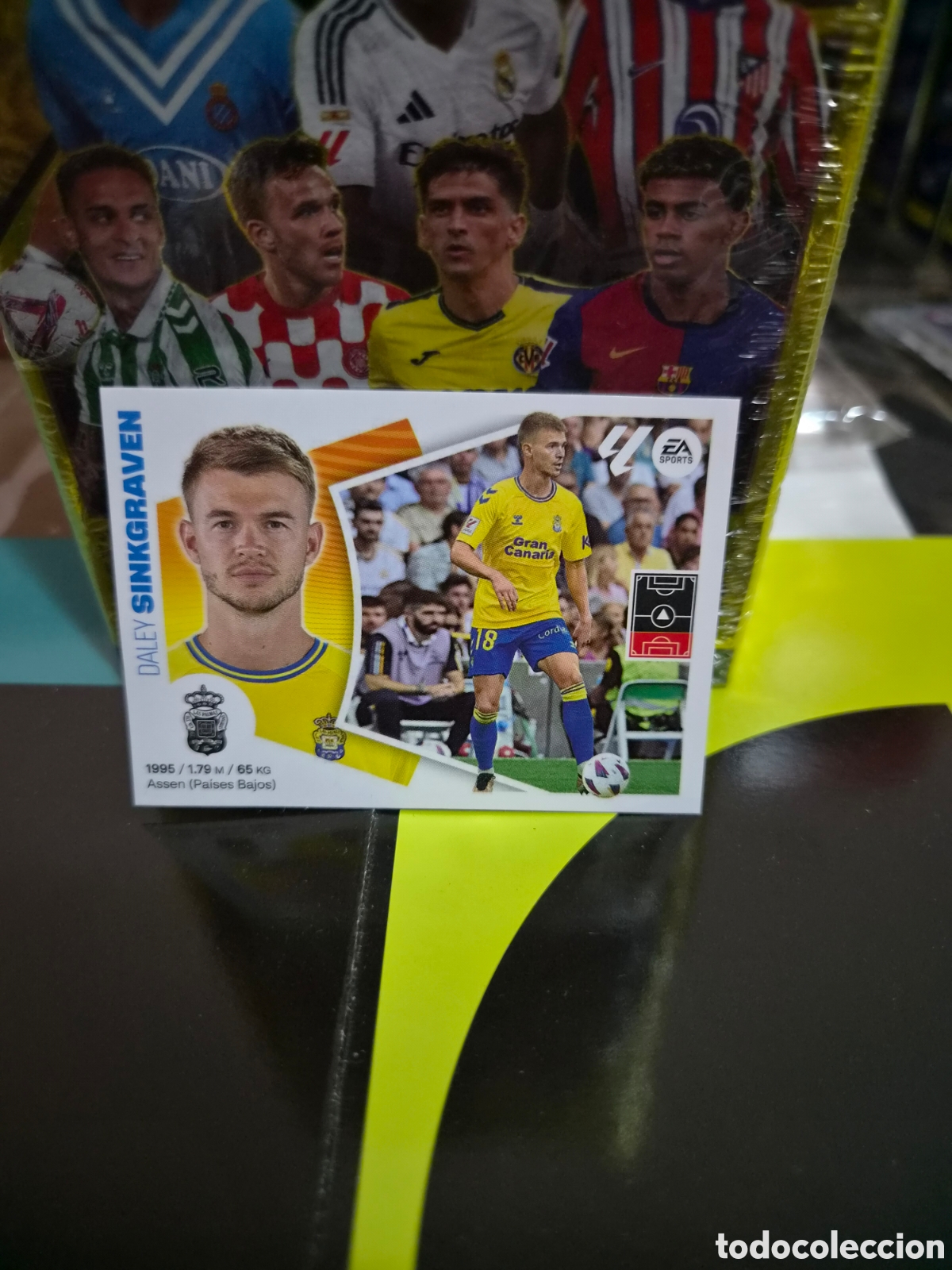 Cromos de f&uacute;tbol: N&deg;7Bis Las Palmas Sinkgraven Liga Este 24/25