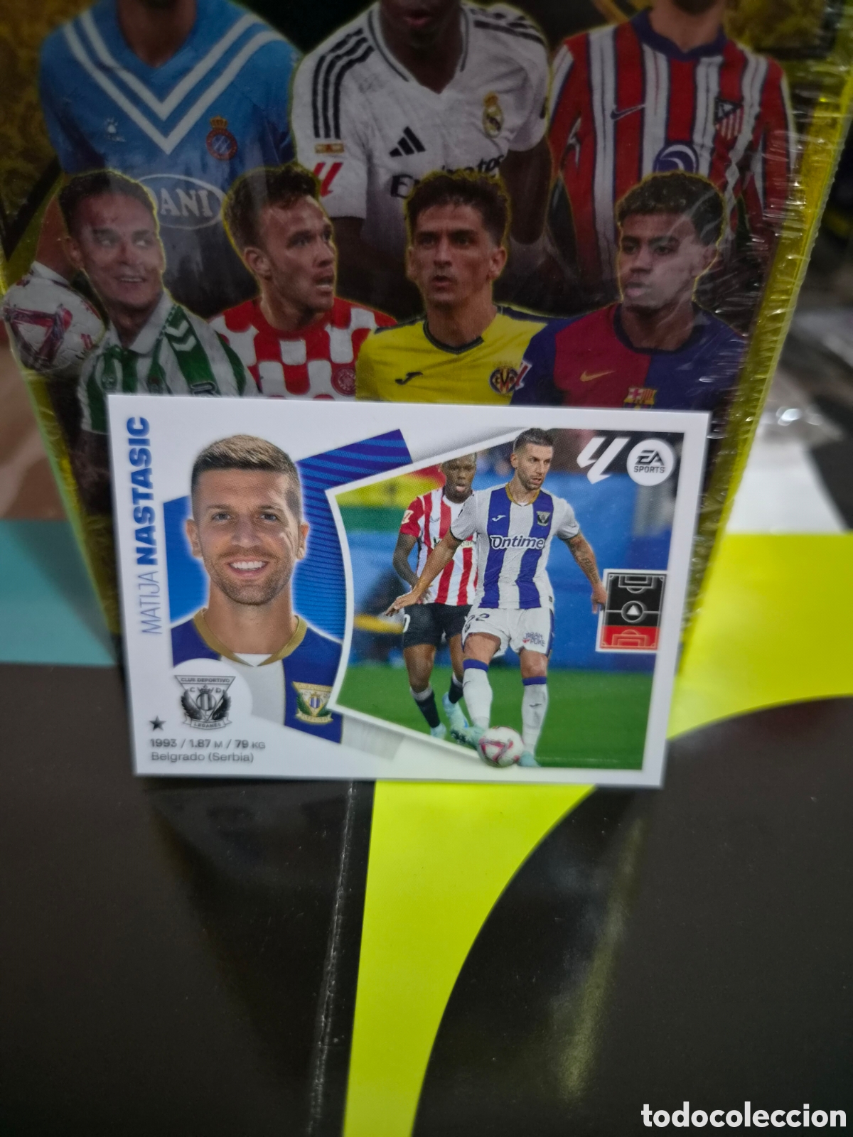 Cromos de f&uacute;tbol: N&deg;9Bis Leganes Nastasic Liga Este 24/25