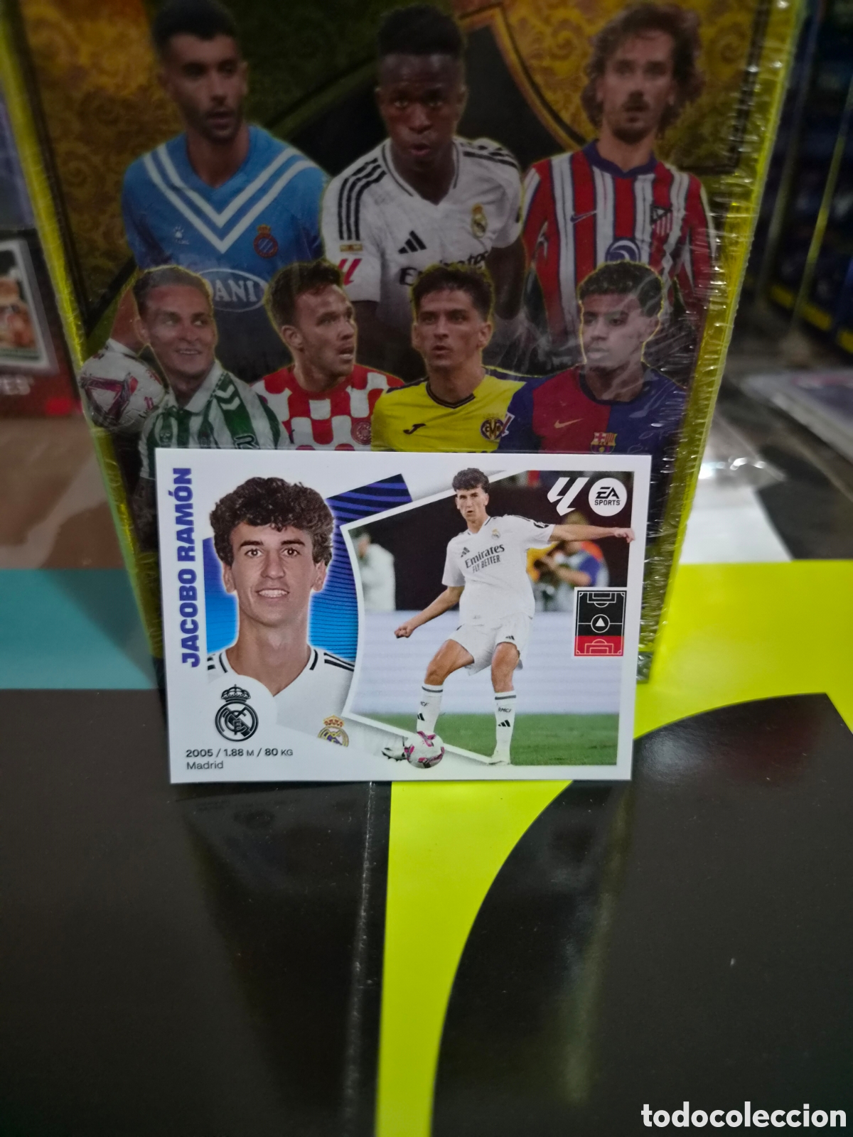 Cromos de f&uacute;tbol: N&deg;9B Real Madrid Jacobo Ram&oacute;n Liga Este 24/25