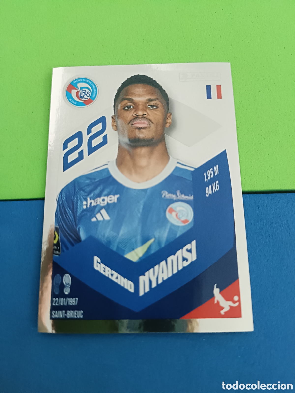 Cromos de f&uacute;tbol: Panini Foot France stickers 2023 2024 23 24 - 406 Nyamsi