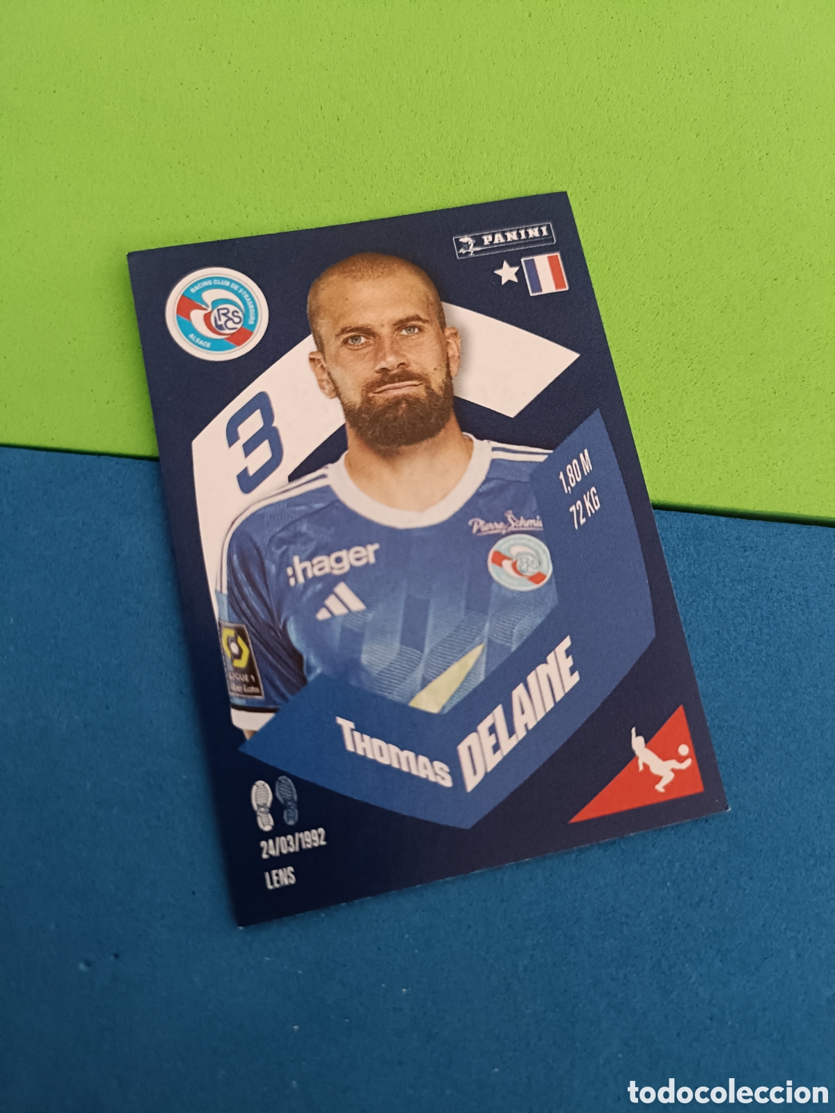 Cromos de f&uacute;tbol: Panini Foot France stickers 2023 2024 23 24 - 403 Delaine