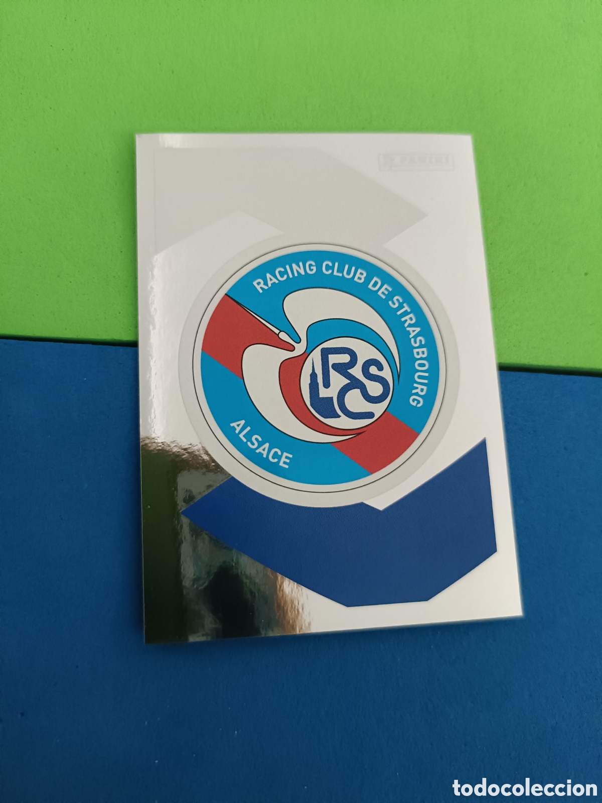 Cromos de f&uacute;tbol: Panini Foot France stickers 2023 2024 23 24 - 397 Escudo Strasbourg