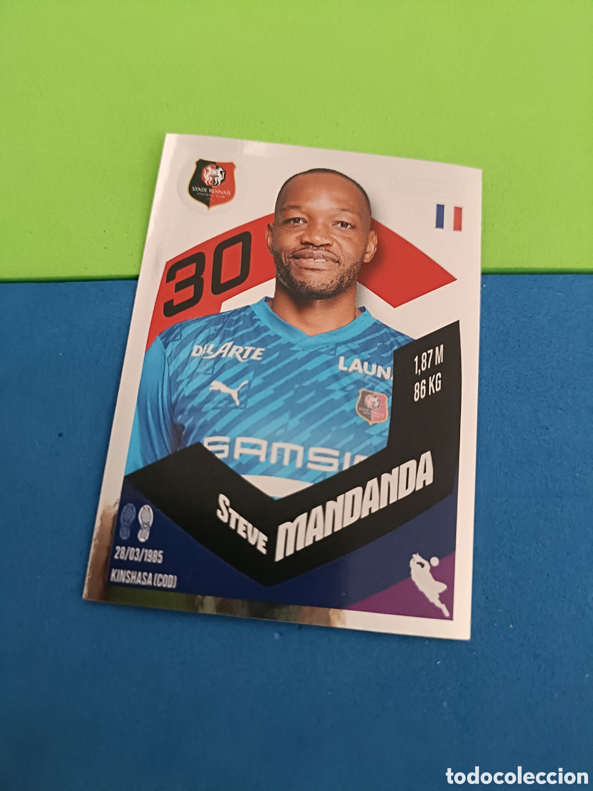 Cromos de f&uacute;tbol: Panini Foot France stickers 2023 2024 23 24 - 380 Mandanda