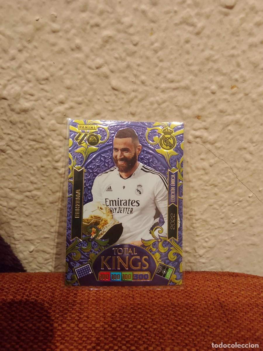Cromos de f&uacute;tbol: Benzema Real Madrid Total Kings Adrenalyn XL 25/26 2025 2026