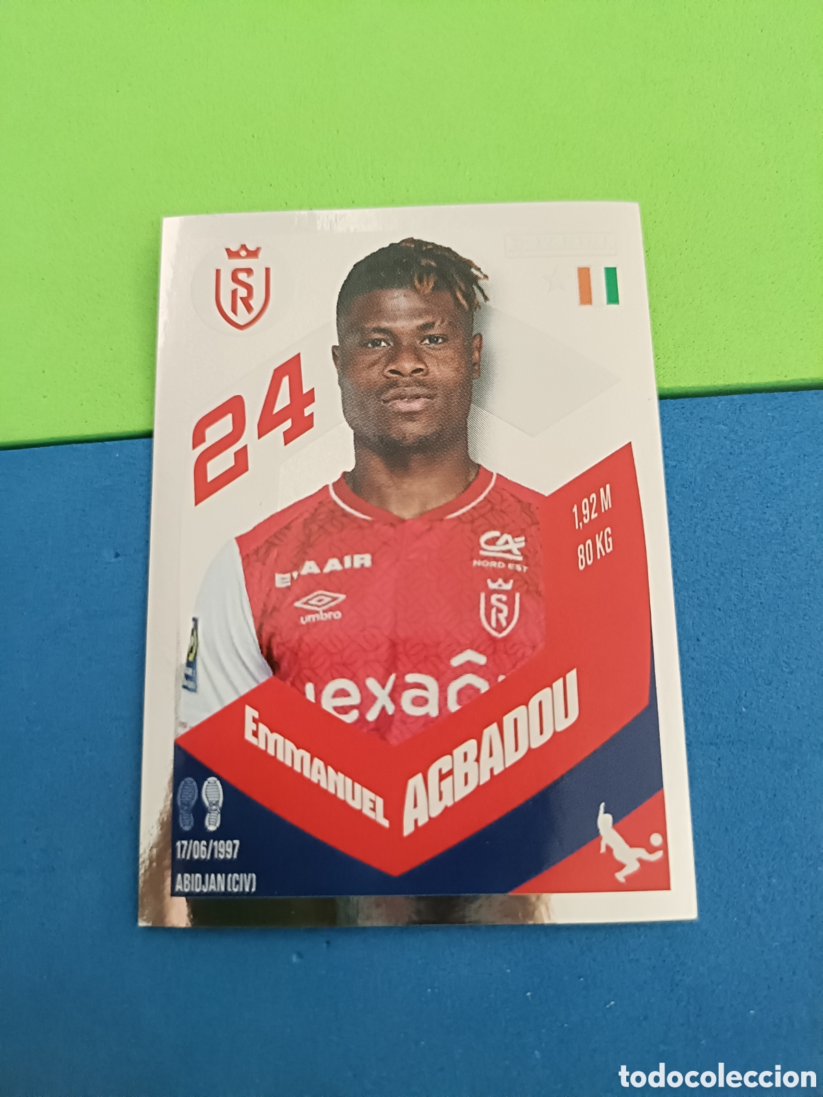 Cromos de f&uacute;tbol: Panini Foot France stickers 2023 2024 23 24 - 360 Agbadou
