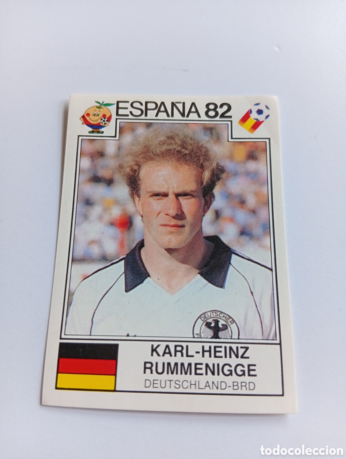 Cromos de f&uacute;tbol: Rummenigge Espa&ntilde;a 82 sonrics