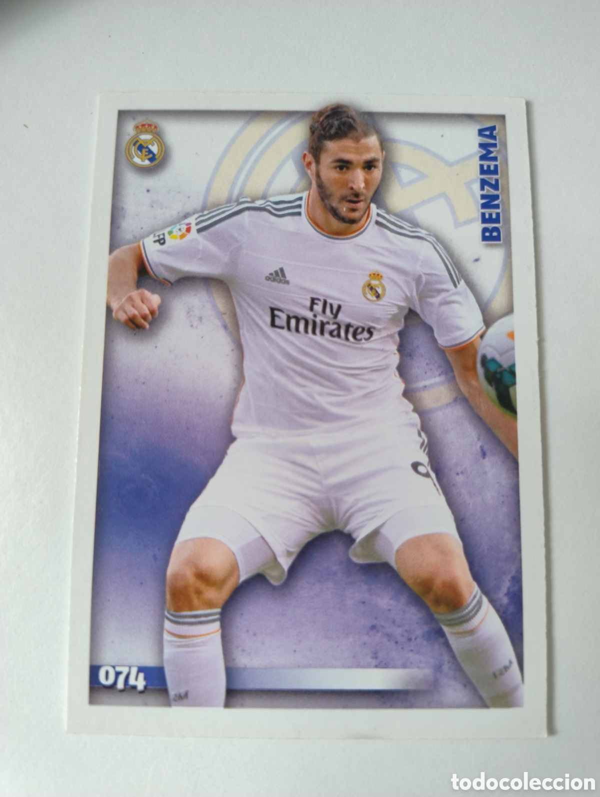 Figurine di Calcio: 74 - Benzema - Real Madrid - Mundicromo Liga 2015