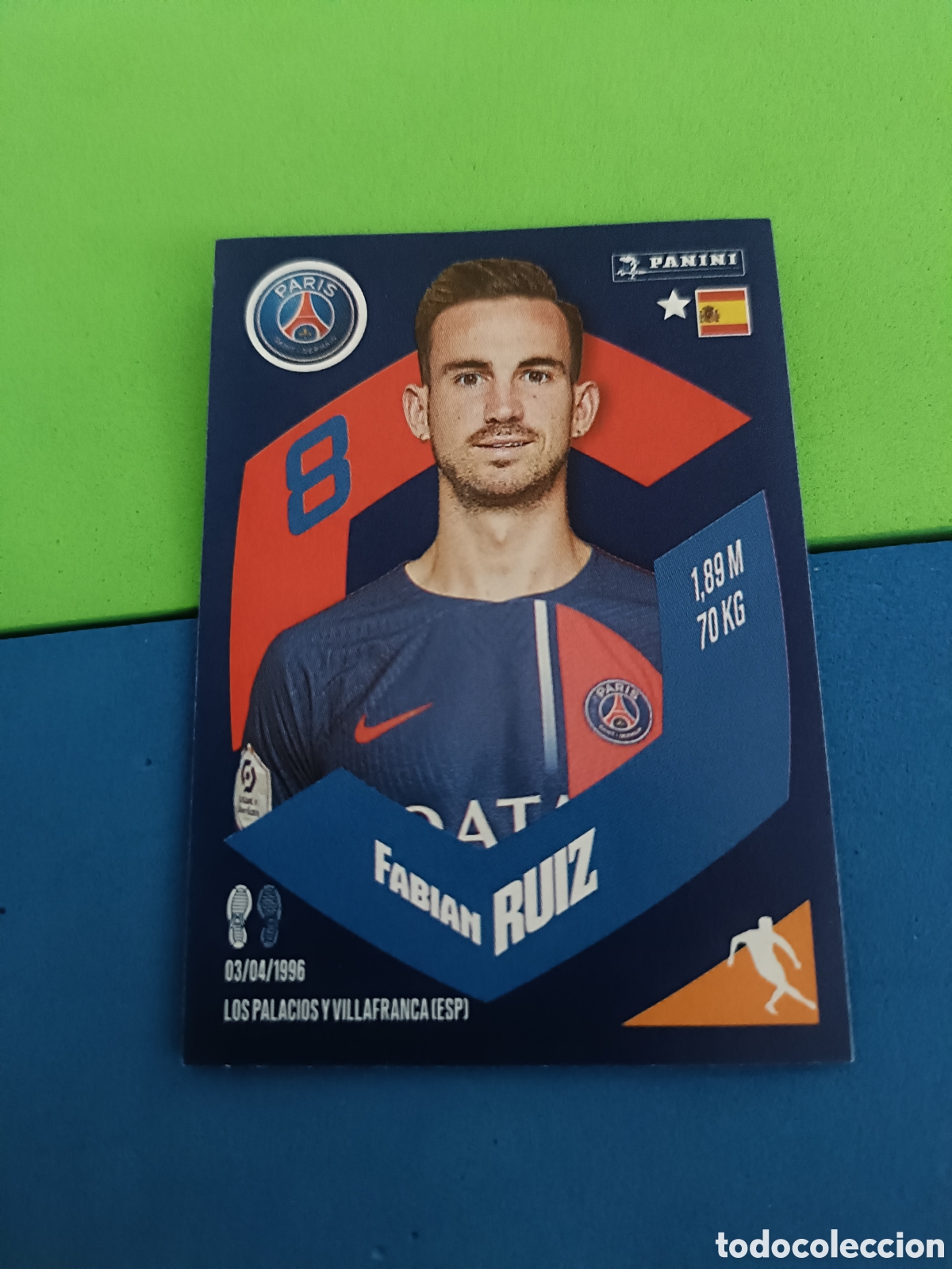 Figurine di Calcio: Panini Foot France stickers 2023 2024 23 24 - 344 Fabi&aacute;n Ruiz