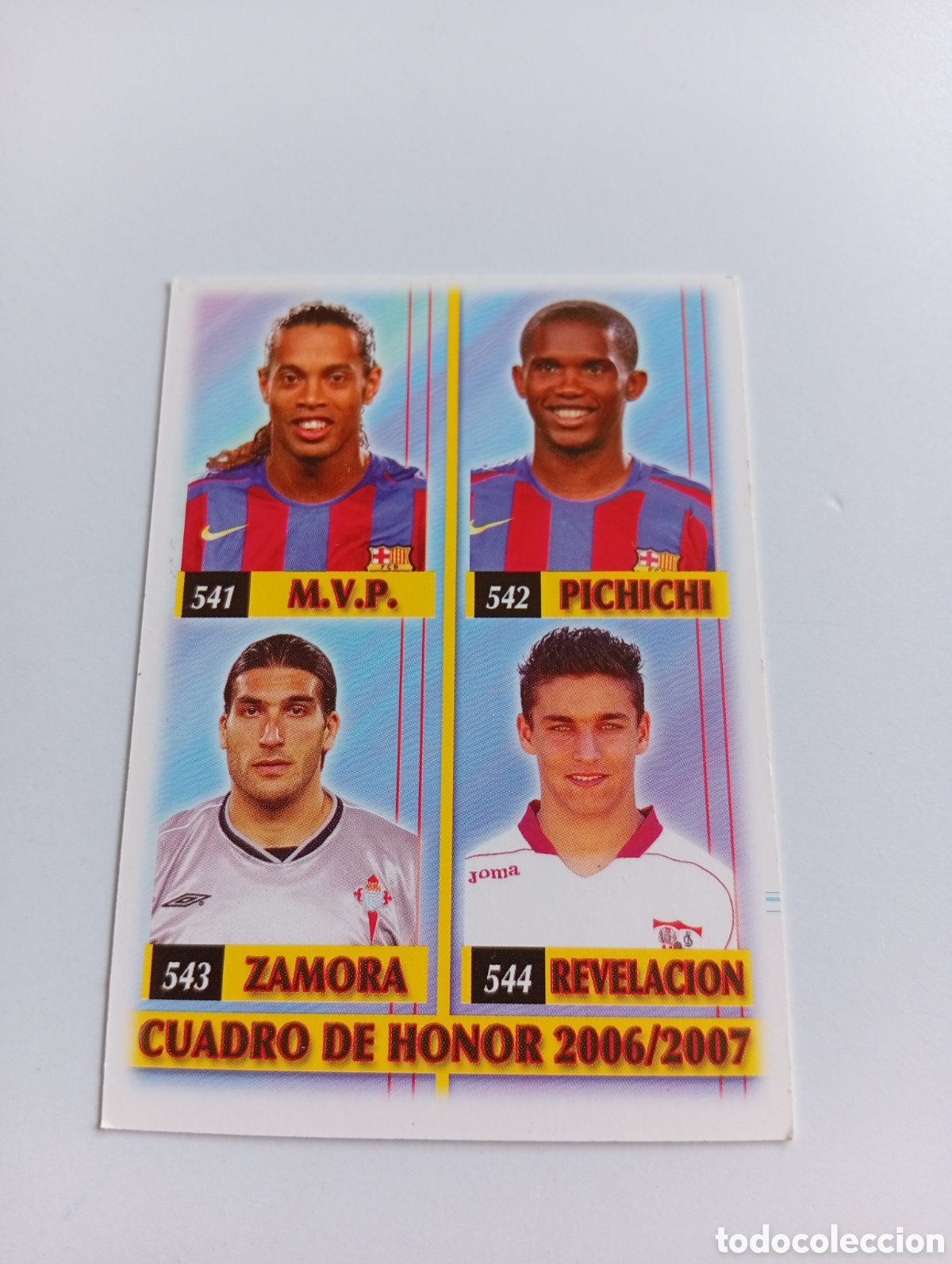 Figurine di Calcio: Ronaldinho mvp fichas 2007