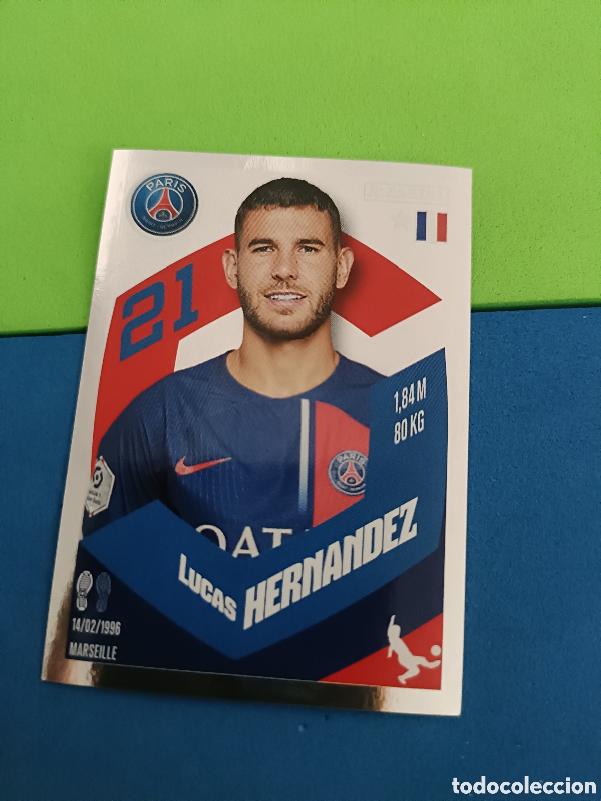 Figurine di Calcio: Panini Foot France stickers 2023 2024 23 24 - 338 Lucas Hern&aacute;ndez