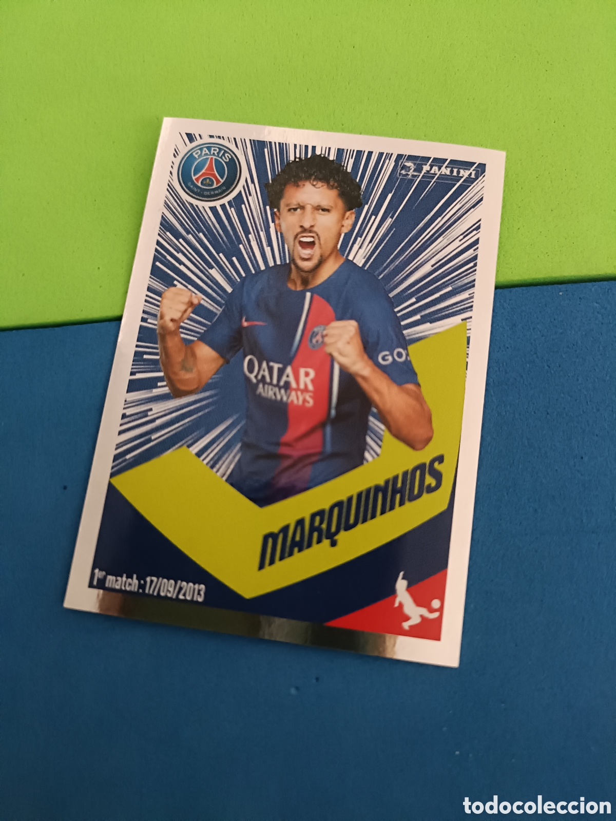 Football Stickers: Panini Foot France stickers 2023 2024 23 24 - 332 Marquinhos PSG