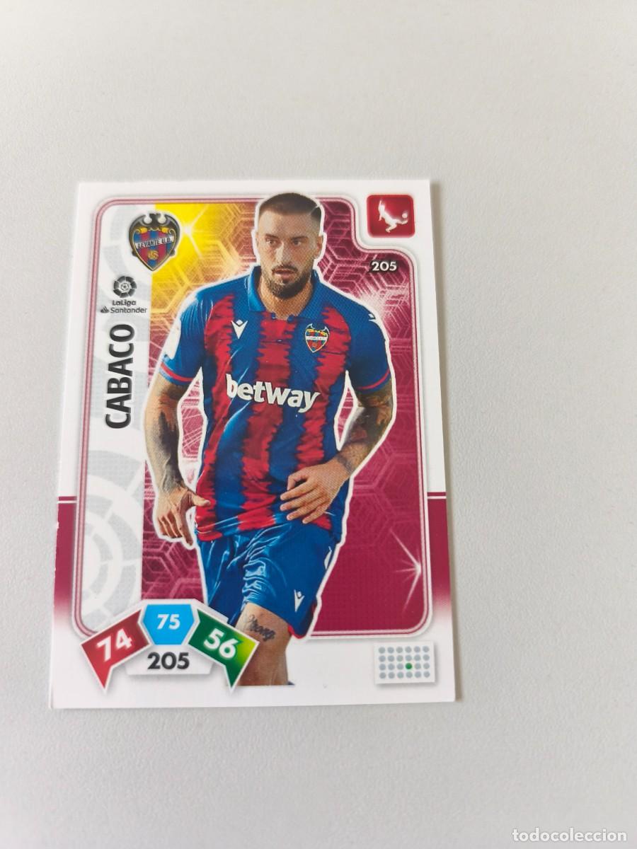 Cromos de f&uacute;tbol: ADRENALYN XL 2019 2020 19 20 CABACO LEVANTE 205 H4