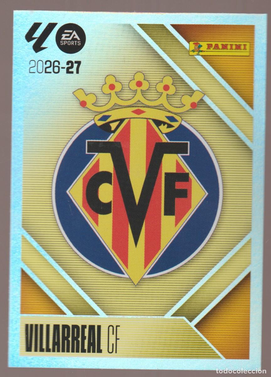 Cromos de f&uacute;tbol: N&ordm; 11 Escudo Villarreal Liga Este 26 27 Panini