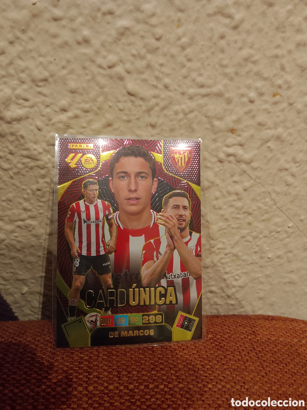 Cromos de f&uacute;tbol: De Marcos Athletic De Bilbao Card &Uacute;nica Adrenalyn XL 25/26 2025 2026