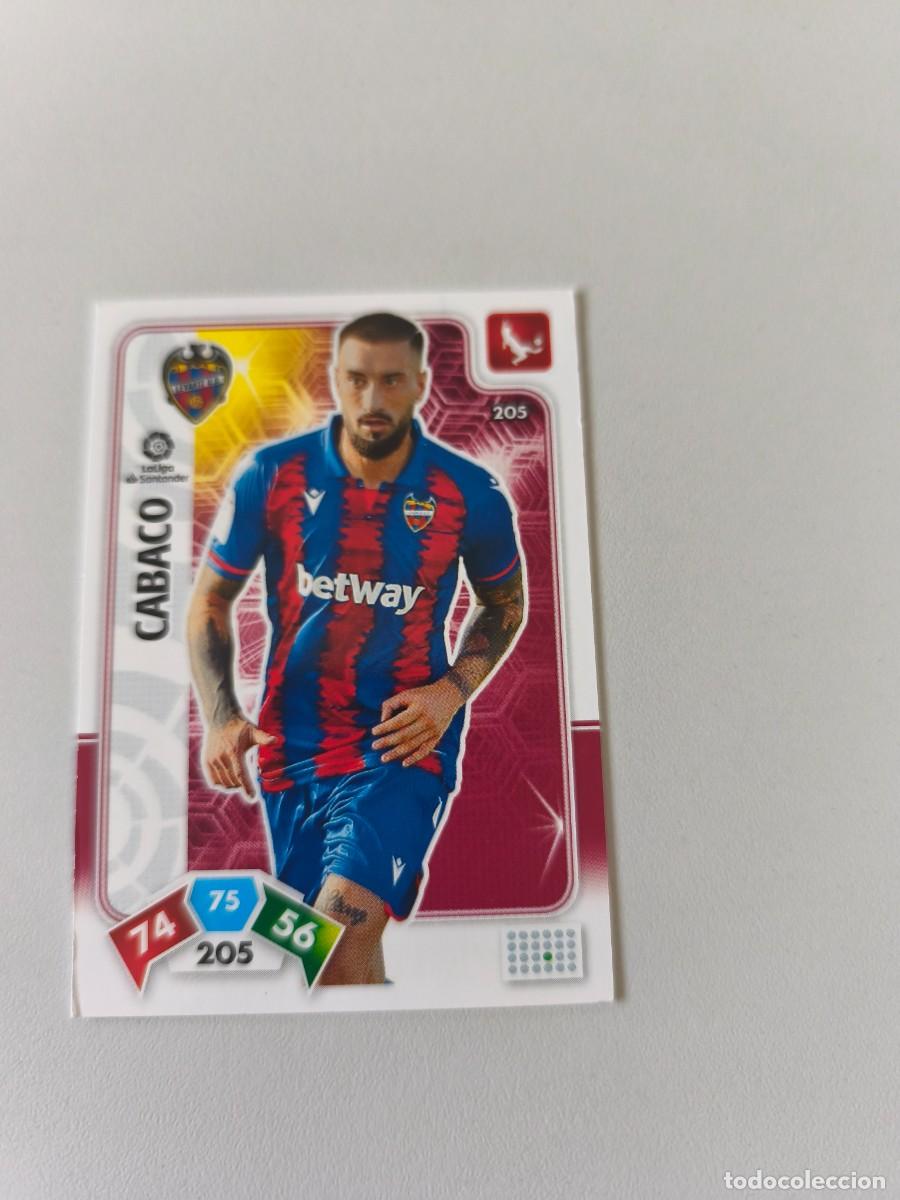 Cromos de f&uacute;tbol: ADRENALYN XL 2019 2020 19 20 CABACO LEVANTE 205 H4