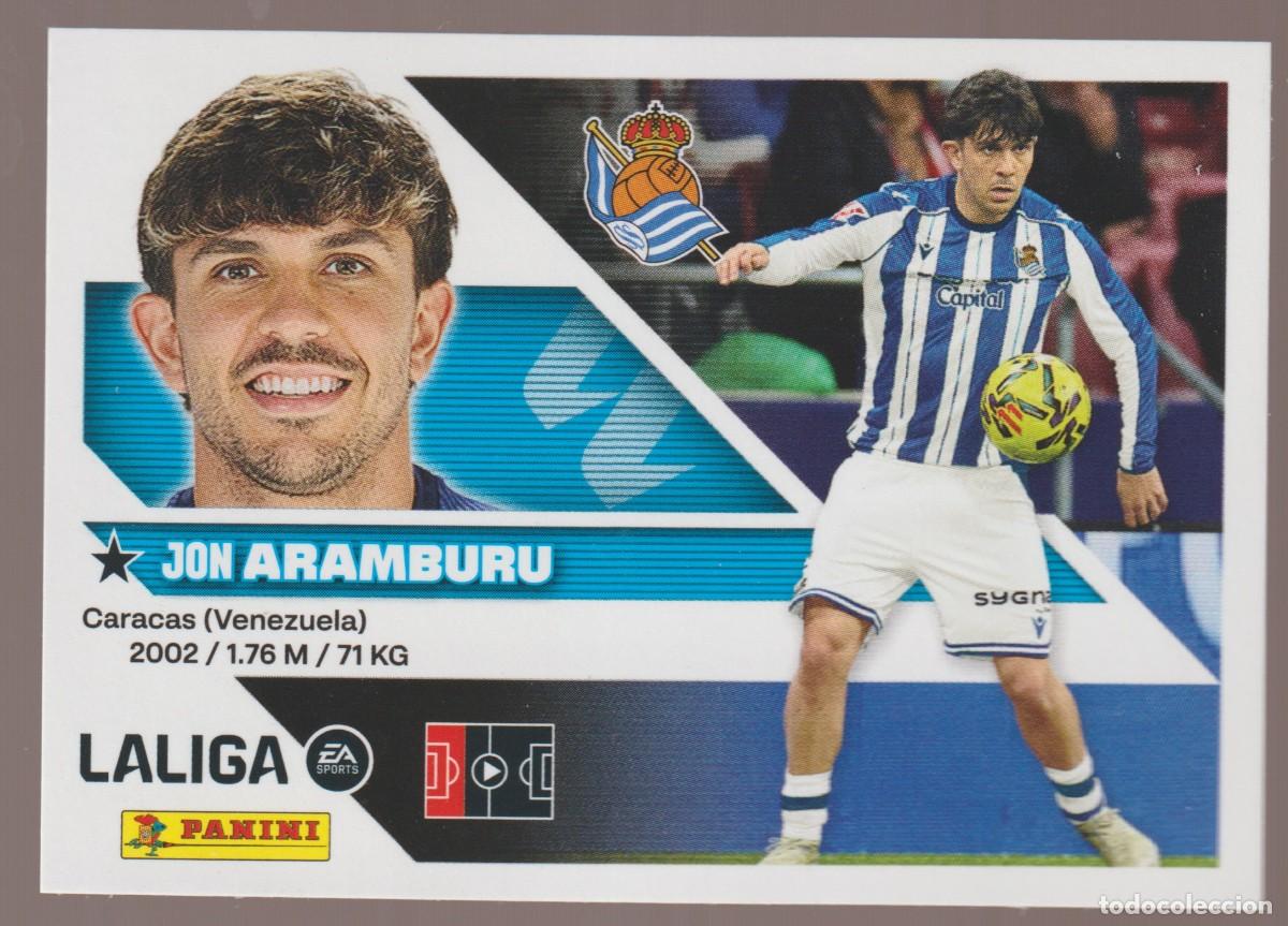 Cromos de f&uacute;tbol: N&ordm; 5 Aramburu - Real Sociedad Liga Este 26 27 Panini