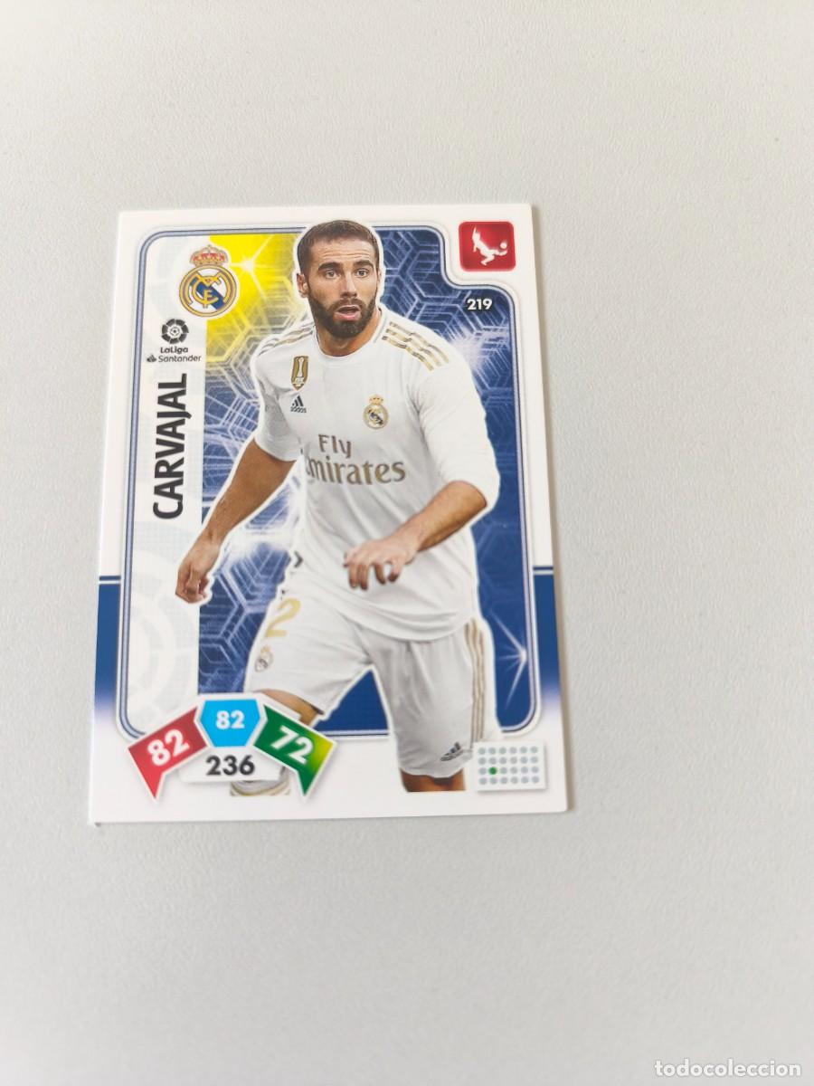 Cromos de f&uacute;tbol: ADRENALYN XL 2019 2020 19 20 CARVAJAL REAL MADRID 219 H4