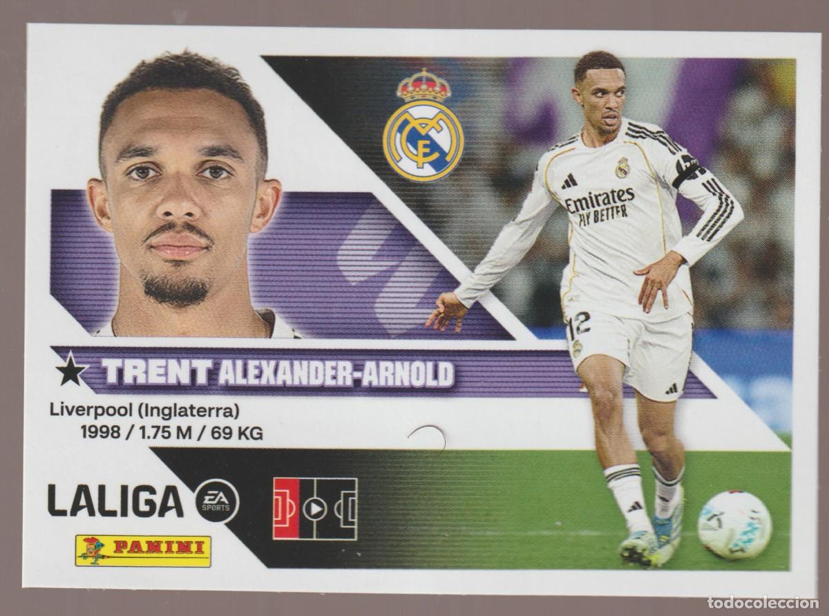 Football Stickers: N&ordm; 5 Trent - Real Madrid Liga Este 26 27 Panini