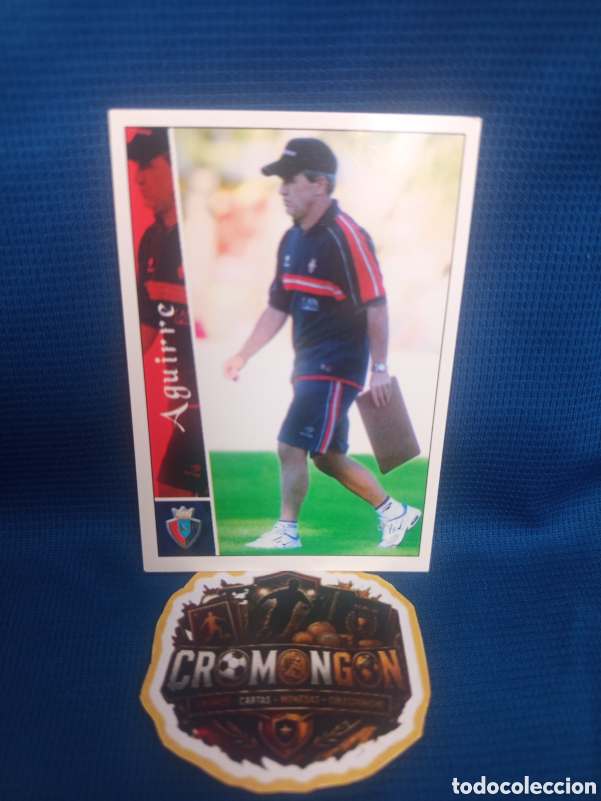 Cromos de f&uacute;tbol: ❇️ CROMO ⚽ AGUIRRE OSASUNA 435 CARD FICHAS DE LA LIGA 2003 02 03 2002 2003 MUNDICROMO ❇️