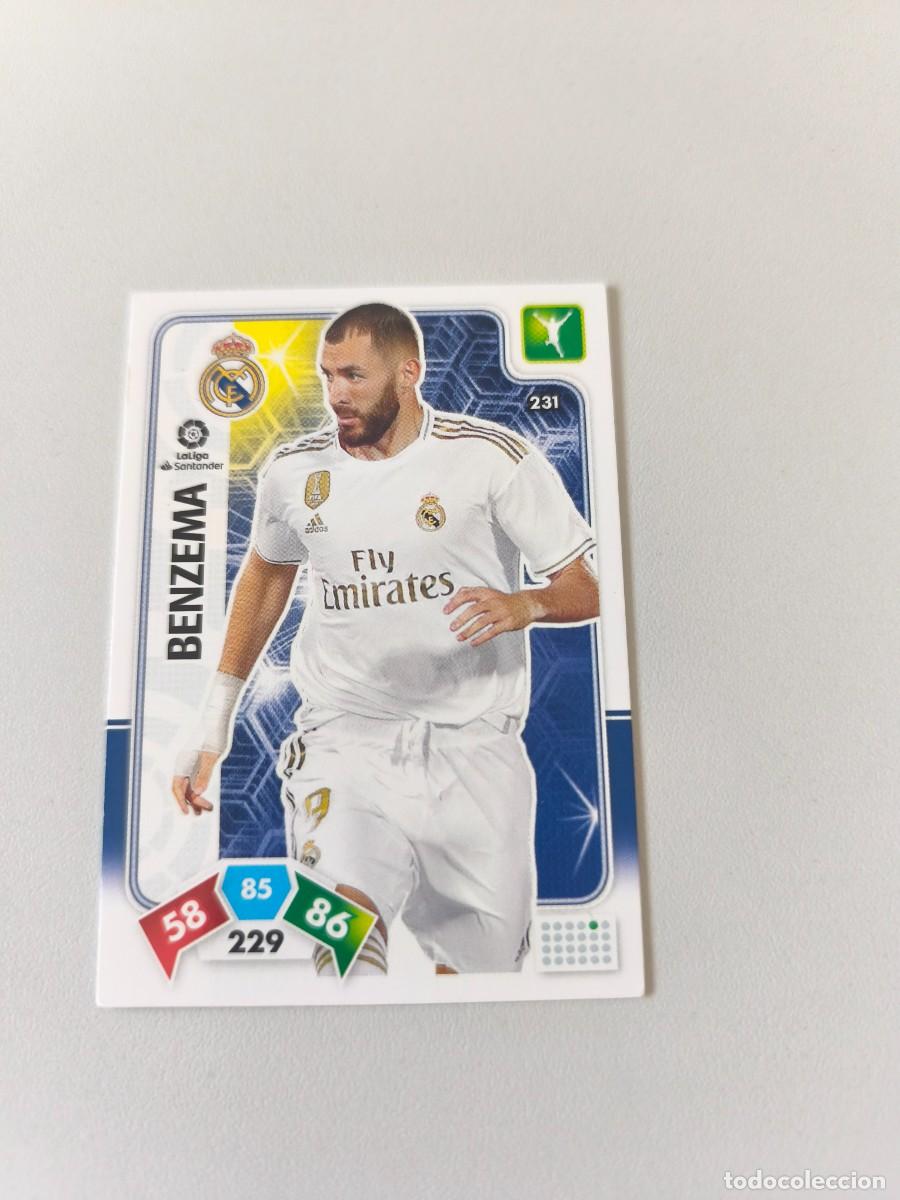 Cromos de f&uacute;tbol: ADRENALYN XL 2019 2020 19 20 BENZEMA REAL MADRID 231 H4