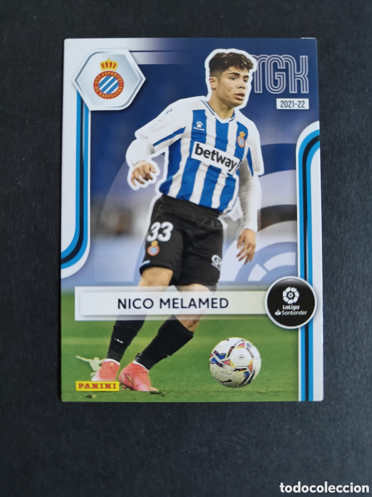 Cromos de f&uacute;tbol: Megacracks 2021/22 158 Nico Melamed Espanyol
