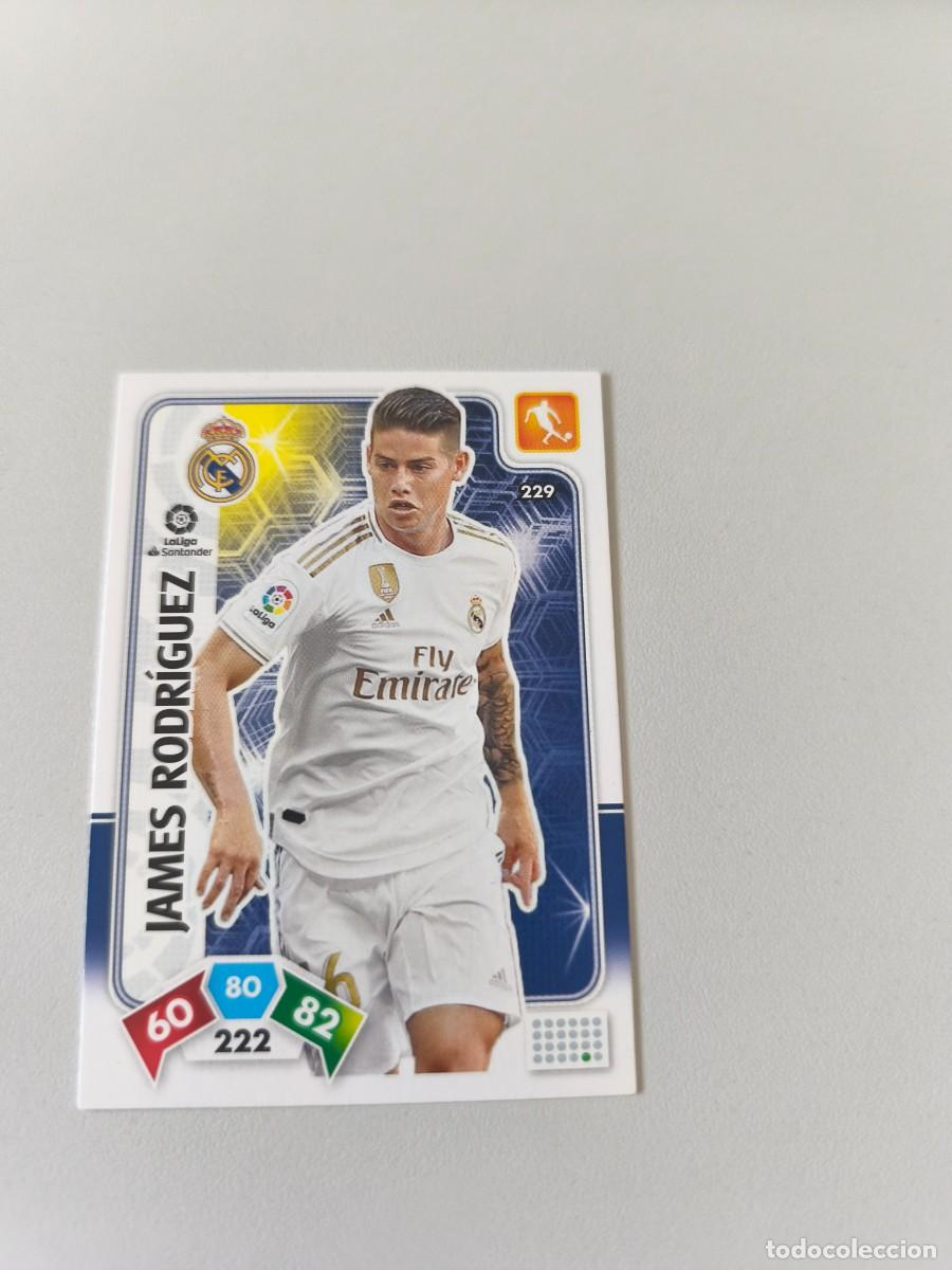 Cromos de f&uacute;tbol: ADRENALYN XL 2019 2020 19 20 JAMES RODRIGUEZ REAL MADRID 229 H4