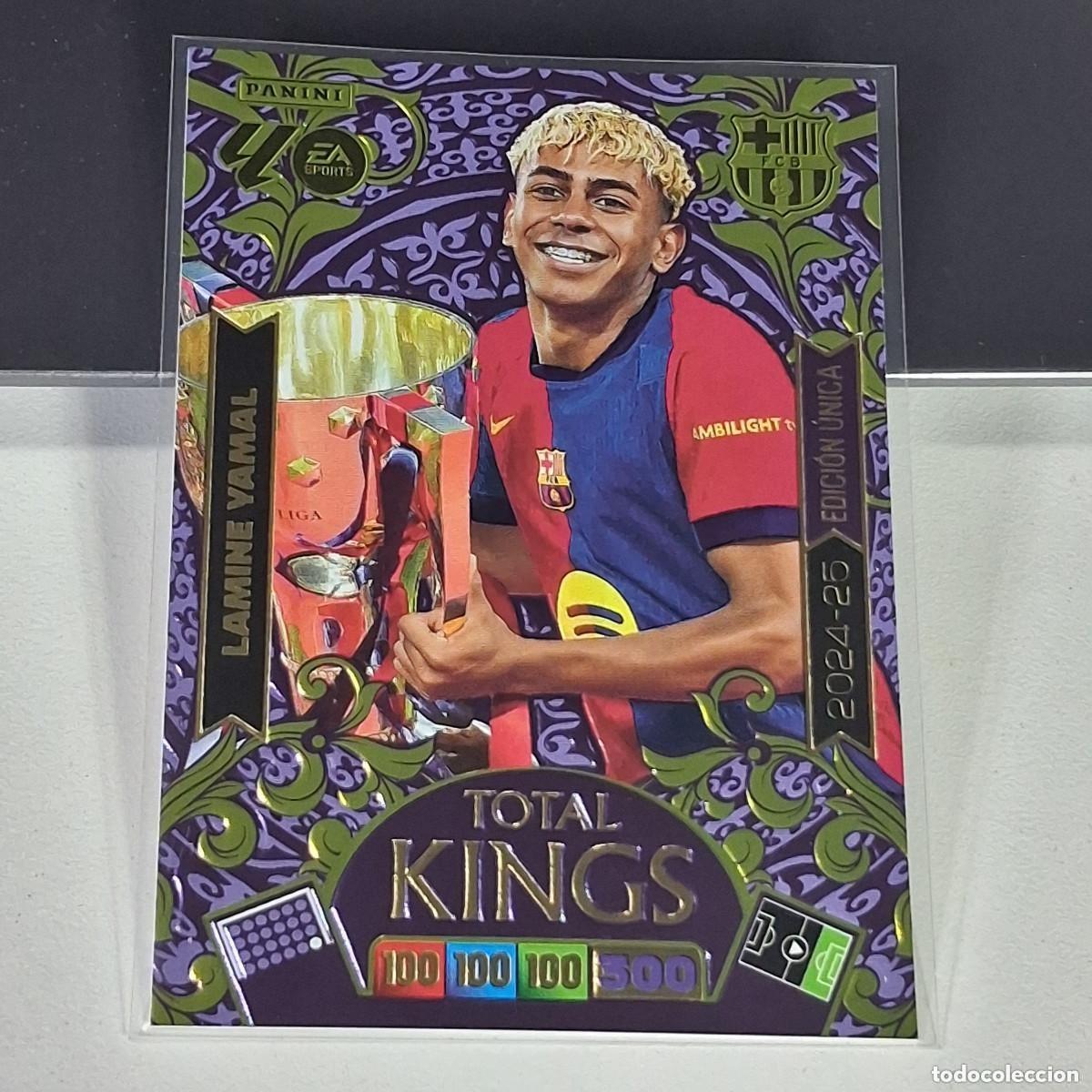 Cromos de f&uacute;tbol: MAGNIFICA CARD IMPRESA EN RELIEVE DEL DELK HEREDERO MAS IMPRESIONANTES LAMINE YAMAL BAR&Ccedil;A