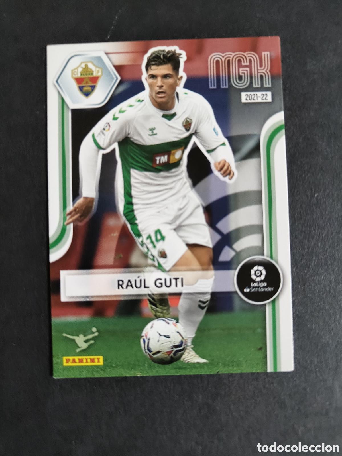 Cromos de f&uacute;tbol: Megacracks 2021/22 140 Raul Guti Elche