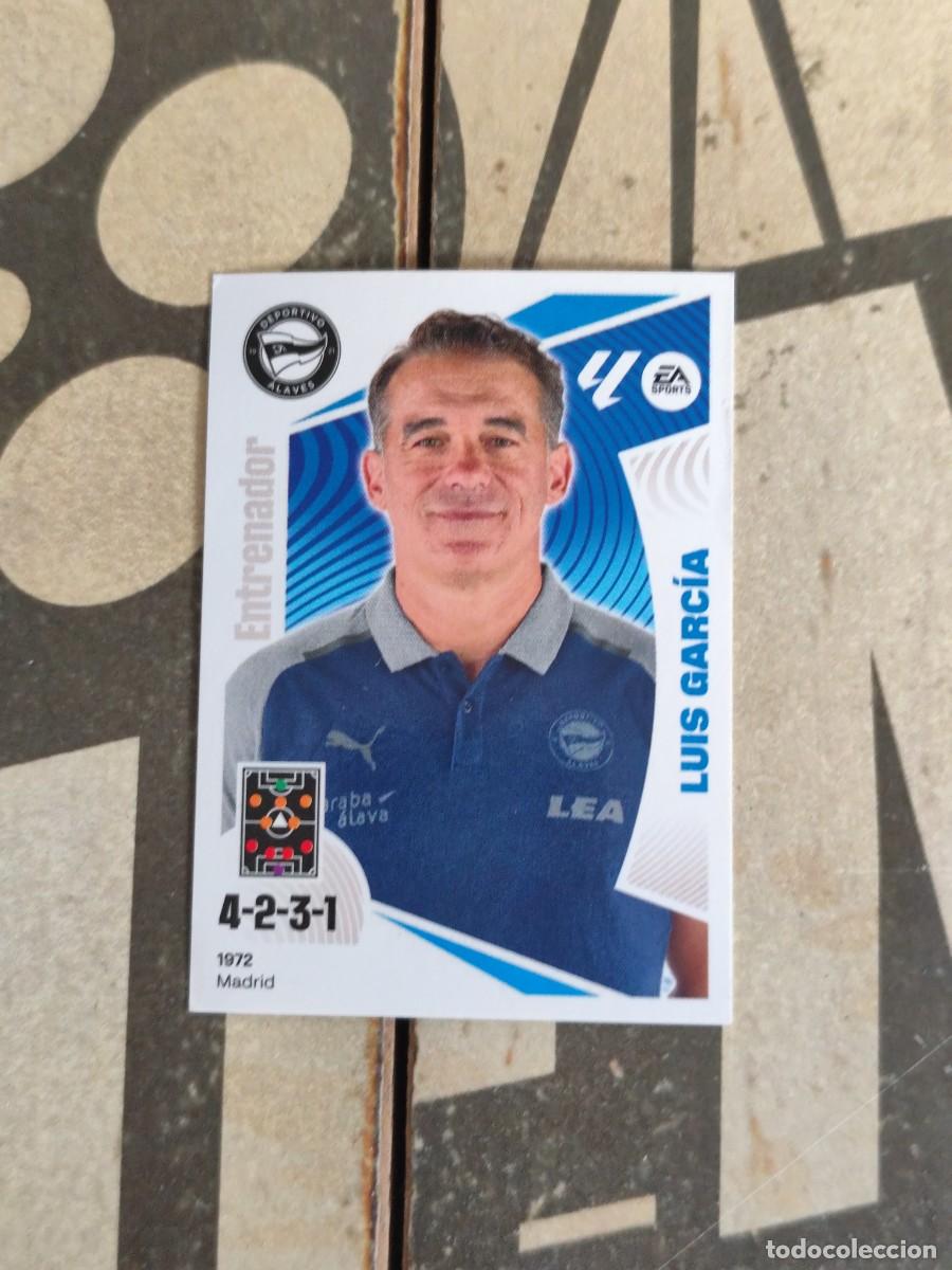 Cromos de f&uacute;tbol: Luis Garc&iacute;a N&deg; 2 Alav&eacute;s Liga Este 24/25 sin pegar