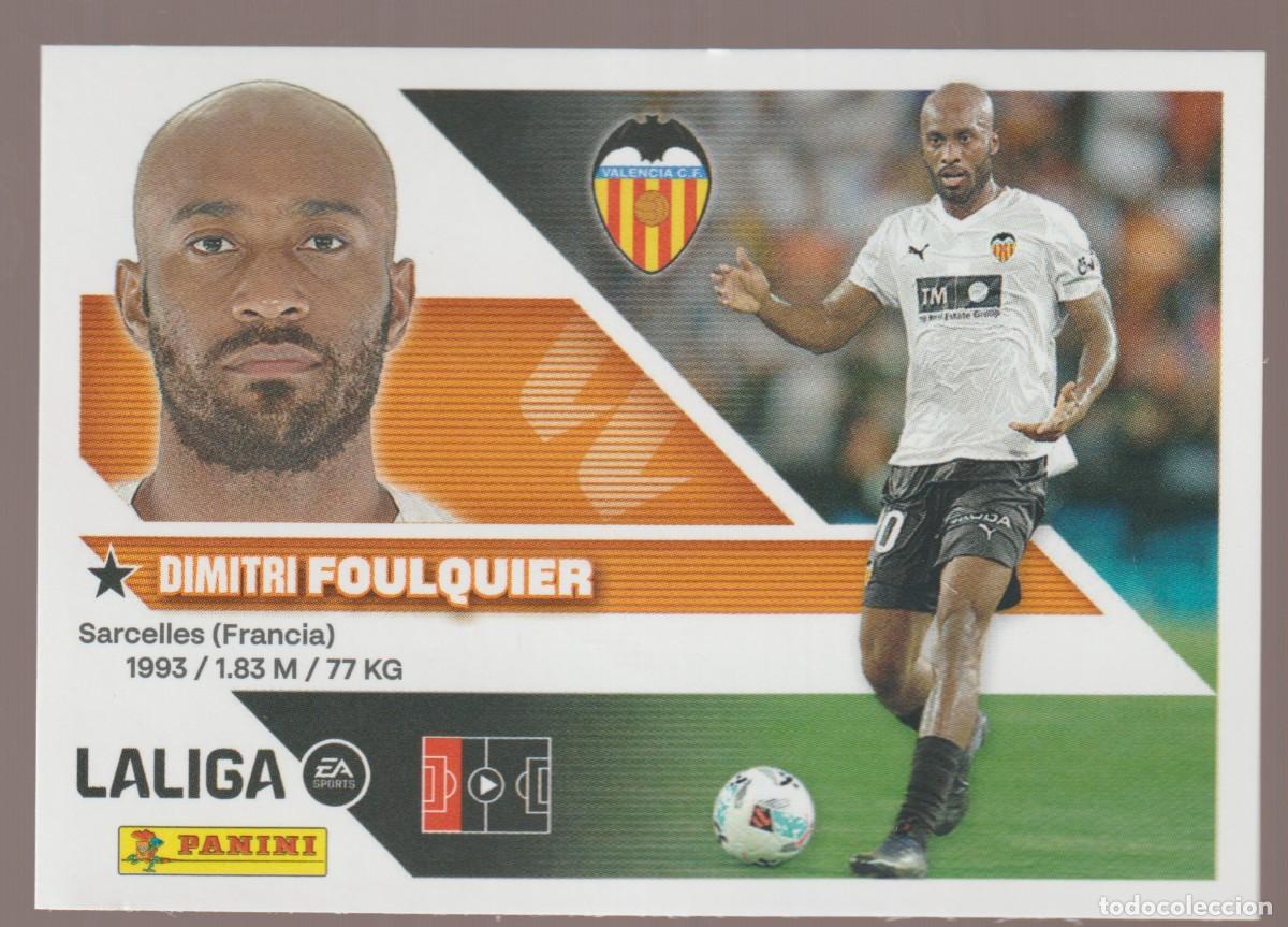 Cromos de f&uacute;tbol: N&ordm; 5 Foulquier - Valencia Liga Este 26 27 Panini