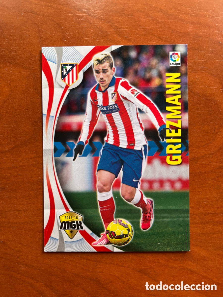 Cromos de f&uacute;tbol: GRIEZMANN 45 MEGACRACKS 2015 2016 15 16 PANINI ATL&Eacute;TICO MADRID ALBUM COLECCI&Oacute;N LIGA MEGA CRACKS MGK