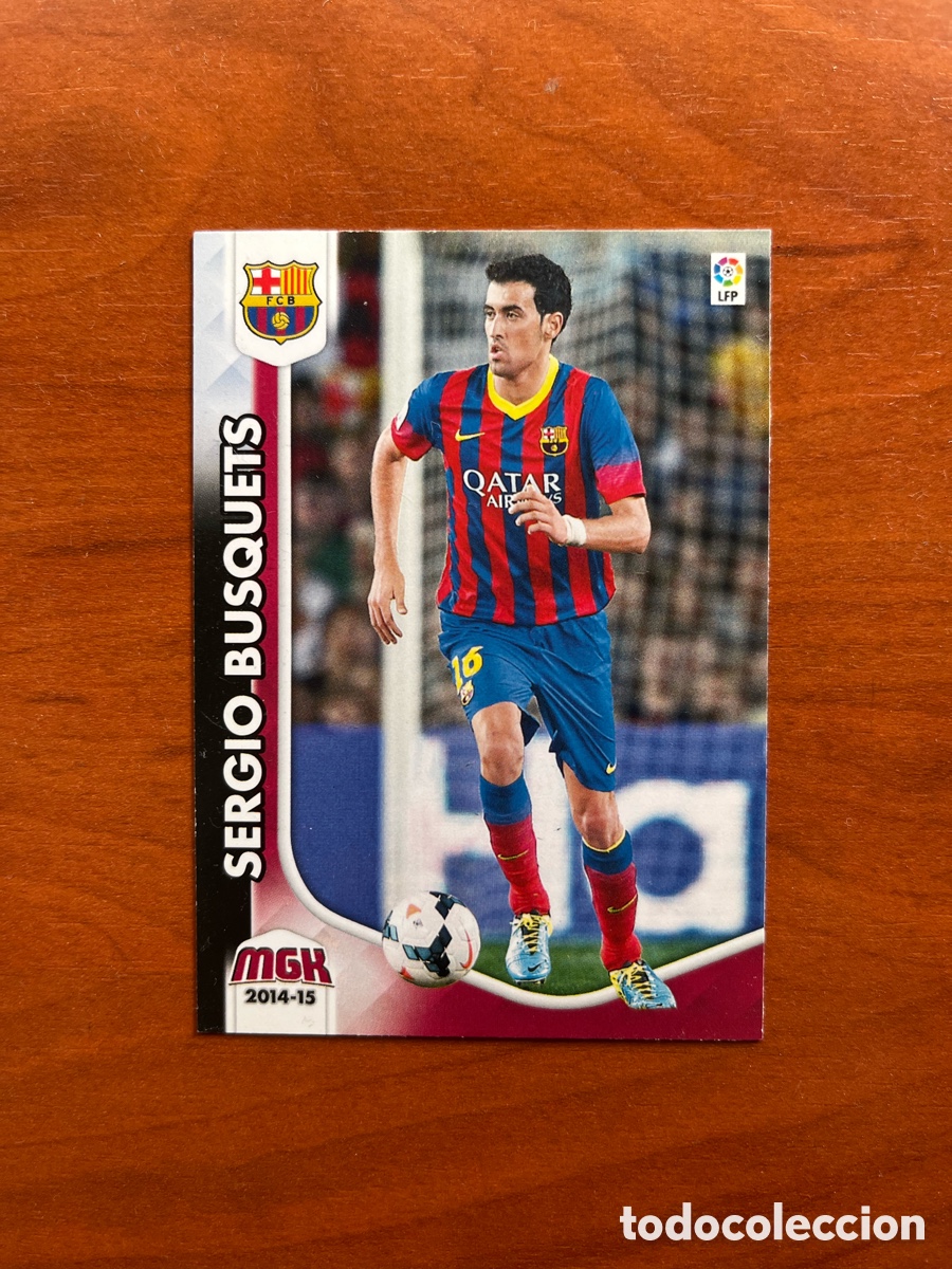 Football Stickers: MGK 63 SERGIO BUSQUETS 63 F.C. BARCELONA CROMOS ALBUM MEGACRACKS LIGA FUTBOL 2014 2015 14 15