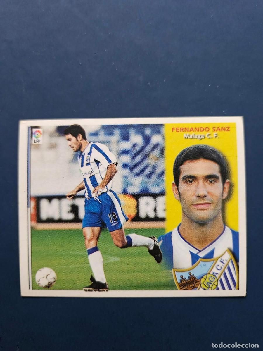 Football Stickers: FERNANDO SANZ MALAGA LIGA ESTE 02 03 2002 2003 SIN PEGAR NUNCA PEGADO
