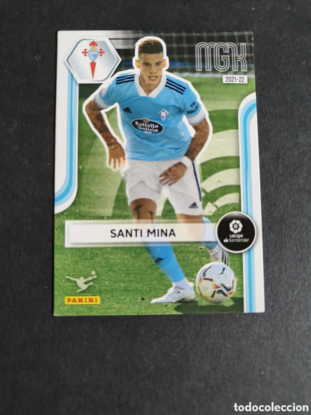 Cromos de f&uacute;tbol: Megacracks 2021/22 125 Santi Mina Celta