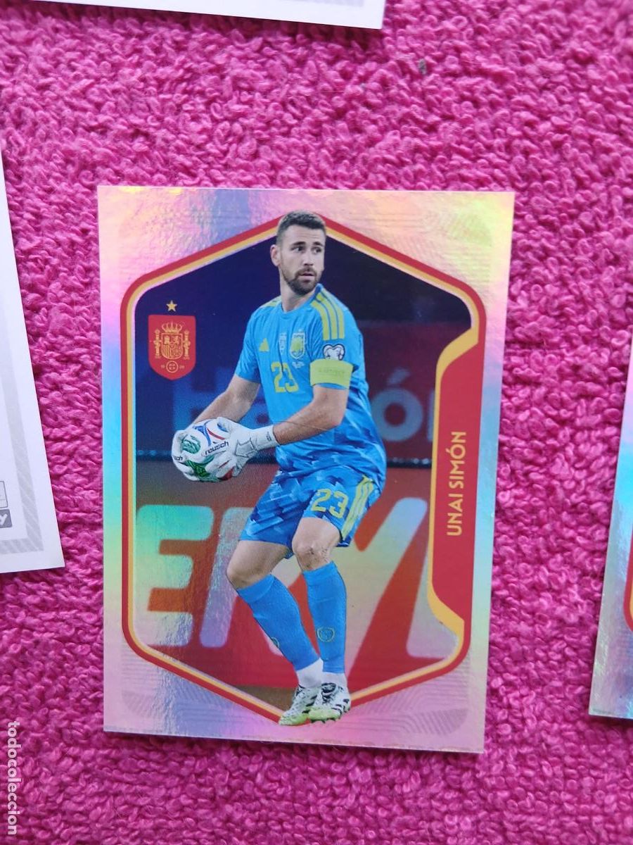 Cromos de f&uacute;tbol: espa&ntilde;a 2026 10 unai sim&oacute;n selecci&oacute;n espa&ntilde;ola panini carrefour family mundial de futbol