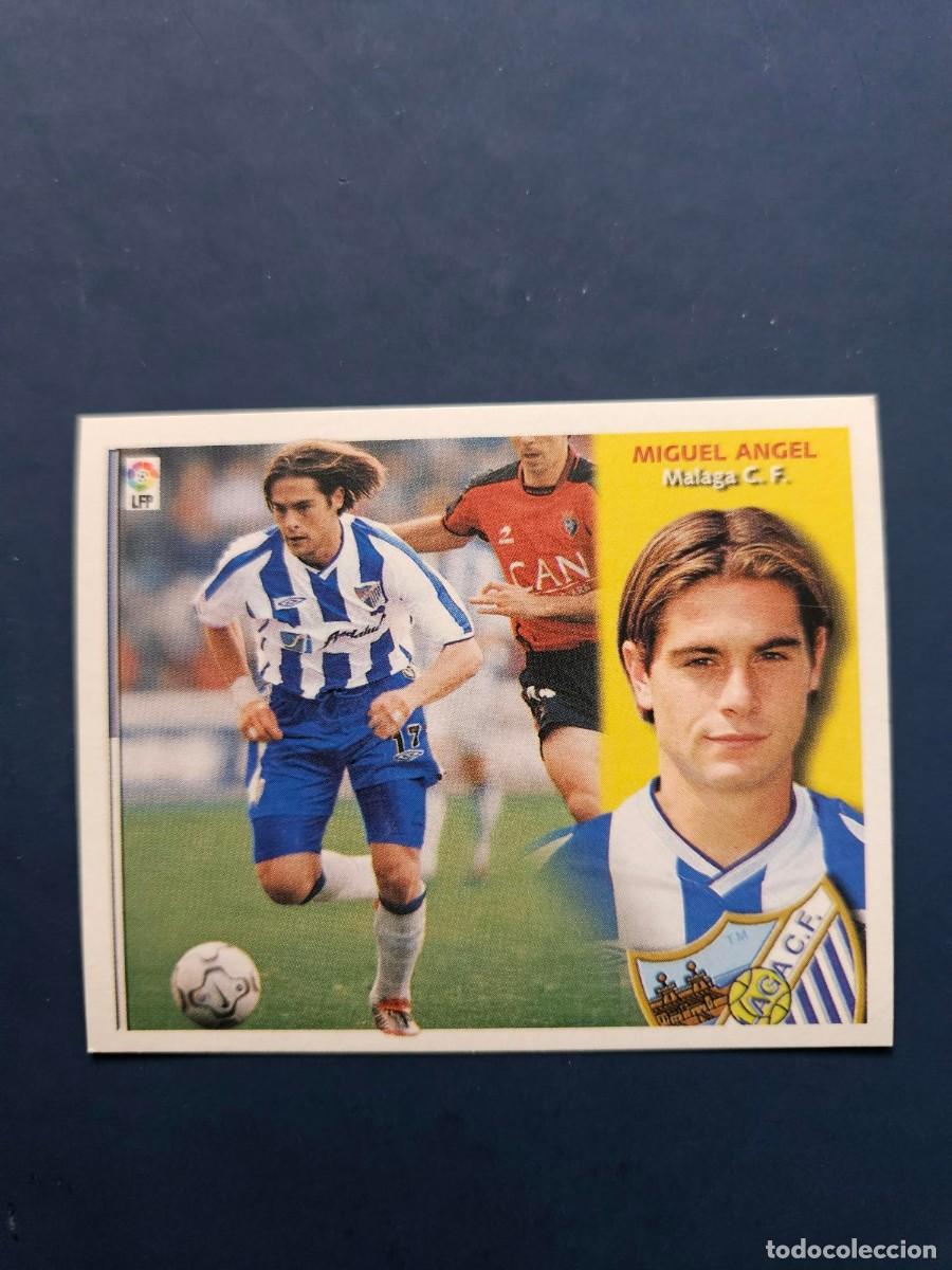 Cromos de f&uacute;tbol: MIGUEL ANGEL MALAGA LIGA ESTE 02 03 2002 2003 SIN PEGAR NUNCA PEGADO