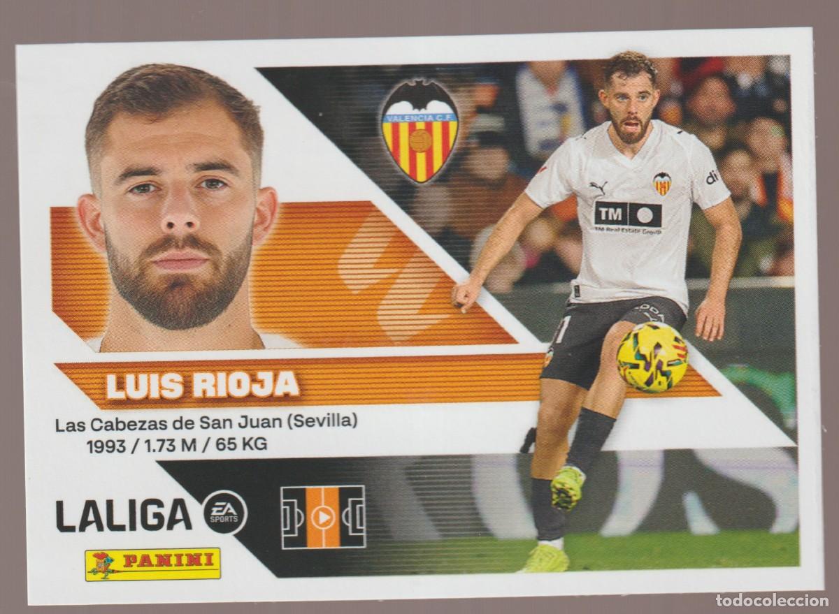 Fu&szlig;ball-Sticker: N&ordm; 14 Luis Rioja - Valencia Liga Este 26 27 Panini