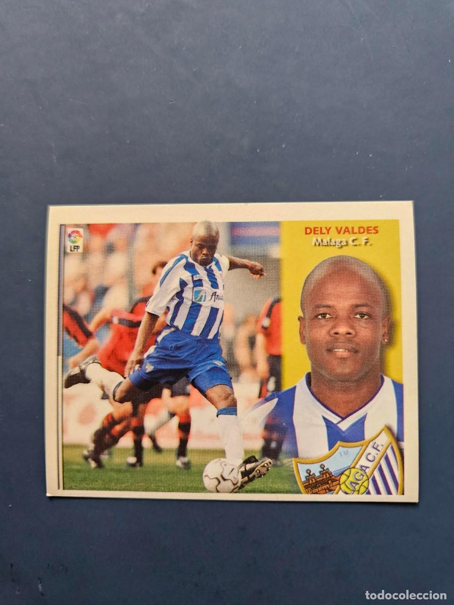 Fu&szlig;ball-Sticker: DELY VALDES MALAGA LIGA ESTE 02 03 2002 2003 SIN PEGAR NUNCA PEGADO