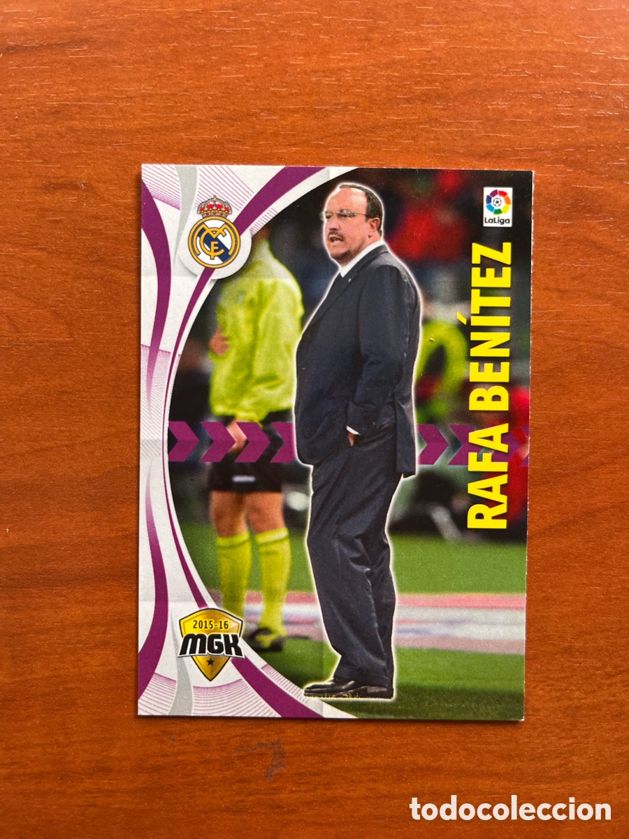 Fu&szlig;ball-Sticker: 326 RAFA BENITEZ REAL MADRID MEGACRACKS 2015 2016 LIGA MGK 15 16 CROMO