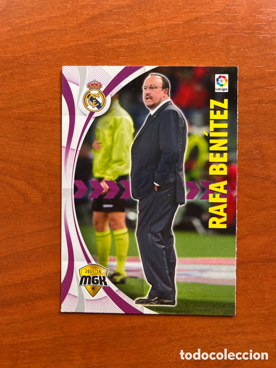 Cromos de f&uacute;tbol: 326 RAFA BENITEZ REAL MADRID MEGACRACKS 2015 2016 LIGA MGK 15 16 CROMO