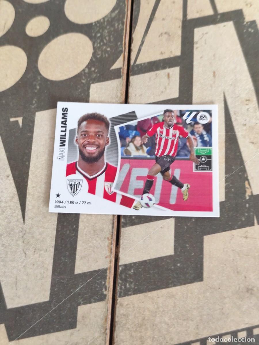 Cromos de f&uacute;tbol: I&ntilde;aki Williams N&deg; 19 Athletic Club de Bilbao Liga Este 24/25 sin pegar